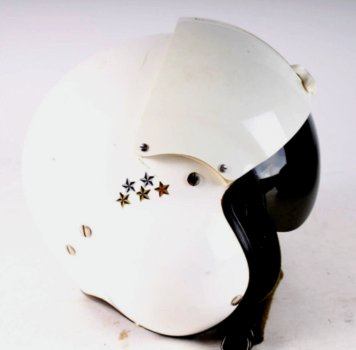 Original Gentex SPH-4 USAF Helicopter Flight Helmet XL – Dual Visor, Mic & Speakers (1984) - Image 7