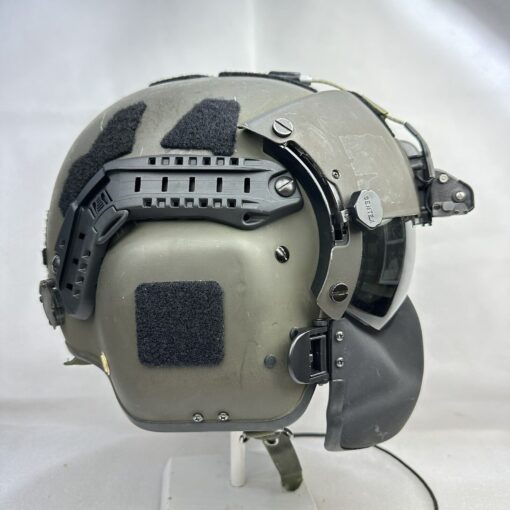 Gentex HGU-56/P XL Helicopter Pilot Flight Helmet – OD Green – MFS Face Shield – U.S. Army Aviation - Image 4
