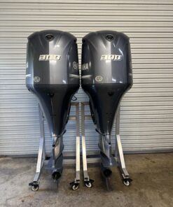 2019 Yamaha F300 Outboard Motors – Twin 300HP 4-Strokes – 30” Shafts – Low Idle Hours – Clean Running