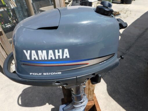 Yamaha 4HP 4-Stroke Outboard Boat Motor | S4MSCH | Used | Low Hours | 15" Shaft | Tiller - Image 4