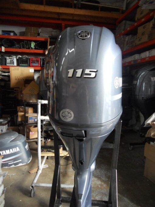 2024 Yamaha F115LB 115HP Outboard Motor – 20” Shaft, 0 Hours, Mechanical Controls - Image 7