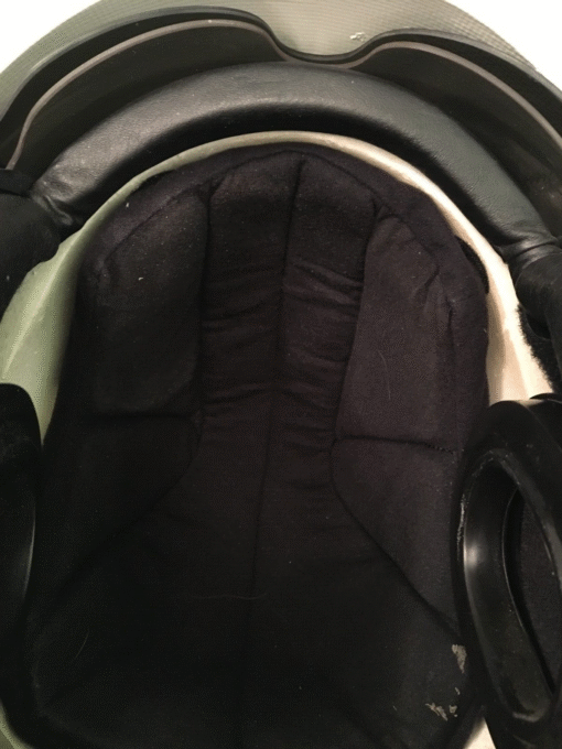 RCAF Model 190C Gentex Helicopter Flight Helmet XL – Used Military Pilot Helmet for Sale - Image 9