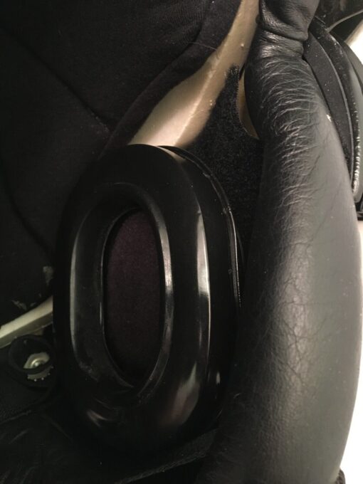 RCAF Model 190C Gentex Helicopter Flight Helmet XL – Used Military Pilot Helmet for Sale - Image 8