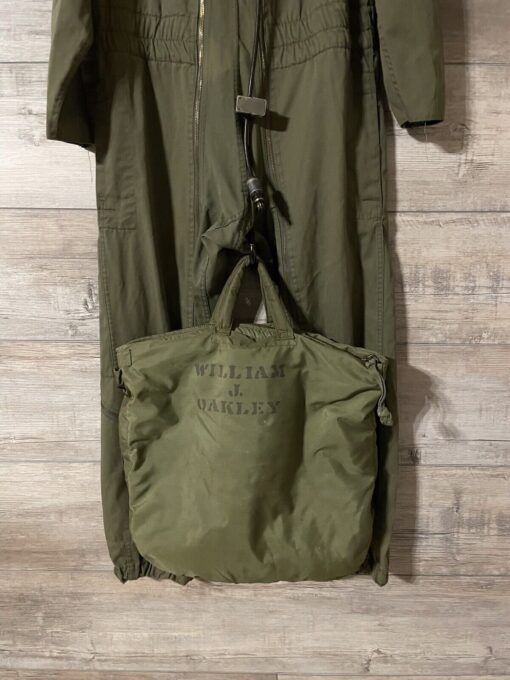 Vietnam SPH-4 Helicopter Flight Helmet Set – Medium-Large w/ Flight Coveralls, Helmet Bag & COMS - Image 7