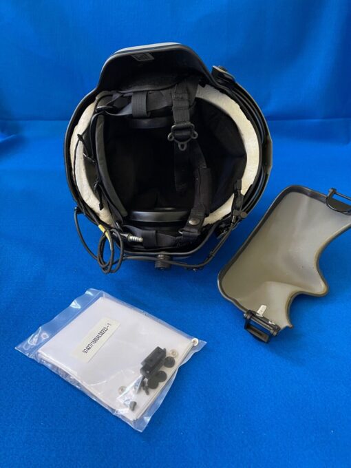 NEW Gentex HGU-56/P XL Helicopter Pilot Flight Helmet – MFS Maxillofacial Shield, Dual Visor - Image 7