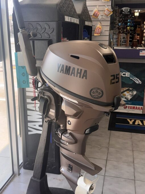 2024 Yamaha F25SWTHC3 25HP Outboard Motor | 15" Shaft | Tiller Handle | Electric Start & Pull Start | Fuel Injection | 3-Year Yamaha Warranty - Image 7
