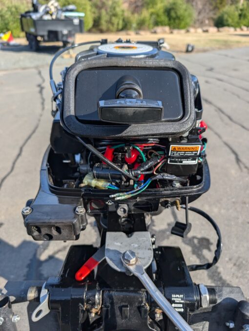 2009 Mercury 20HP 4-Stroke Outboard Motor – 20” Long Shaft – Electric Start – Power Tilt – Remote - Image 9
