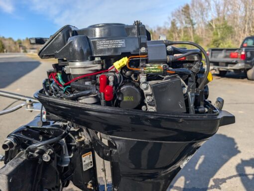 2009 Mercury 20HP 4-Stroke Outboard Motor – 20” Long Shaft – Electric Start – Power Tilt – Remote - Image 10