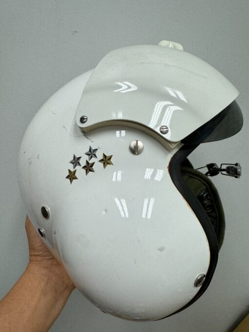 Original Gentex SPH-4 USAF Helicopter Flight Helmet XL – Dual Visor, Mic & Speakers (1984) - Image 15