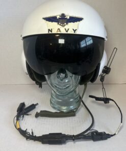 Vintage US Navy SPH-3C Helicopter Flight Helmet – Gentex Pilot Helmet NOS? – Original Military Gear