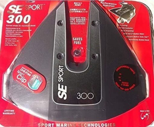 Sport SE300 GRAY Hydrofoil 40 to 350HP Outboard-Sterndrive Boat Stabilizer,,