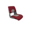 Springfield 1061018 Skipper Fold Down Seat Gray Shell Red-Gray Cushion Boat