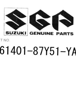 Suzuki Boat Outboard Motor Cowling 61401-87Y51-YAY | FourStroke Black,,