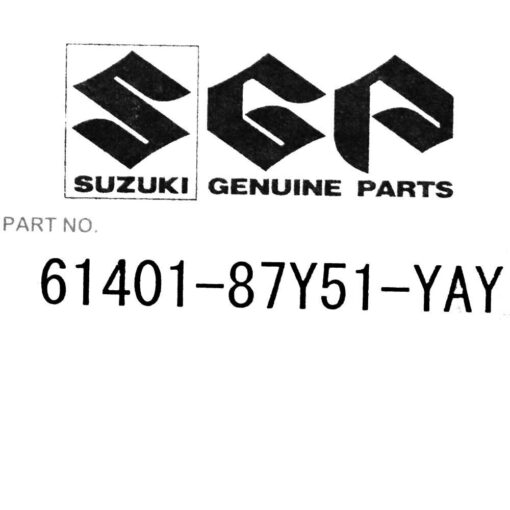 Suzuki Boat Outboard Motor Cowling 61401-87Y51-YAY | FourStroke Black,,