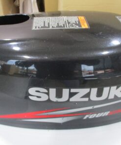 Suzuki outboard motor hood off a 4 stroke 6 HP