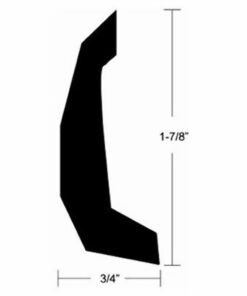 Taco Semi-Rigid Rub Rail Kit 1-7/8"x3/4"x30' V11-4135BKA3 Black w/ no Insert,,