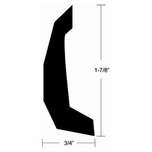 Taco Semi-Rigid Rub Rail Kit 1-7/8"x3/4"x30' V11-4135BKA3 Black w/ no Insert,,
