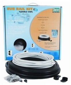 Taco Semi-Rigid Rub Rail Kit 1-7/8"x3/4"x30' V11-4135BKA3 Black w/ no Insert