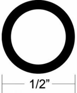 Taco V12-0003 Flexible Vinyl Insert BLACK 1/2