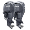 Twin Yamaha 300hp DEC Outboard Engines | F300UCB & LF300UCB - Piese Moto Franco