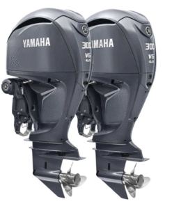 Twin Yamaha 300hp DEC Outboard Engines | F300UCB & LF300UCB - Piese Moto Franco