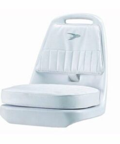 Wise WD013-3-710 Pilot Boat Seat Chair 18-1/4"Hx16"Wx19-1/5"D Vinyl Cushion