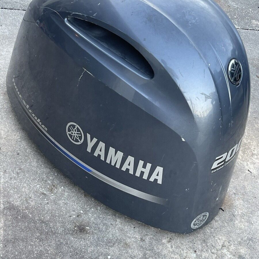 Yamaha Boat Outboard Motor Engine Cowling 200 HP Fourstroke - Cracks
