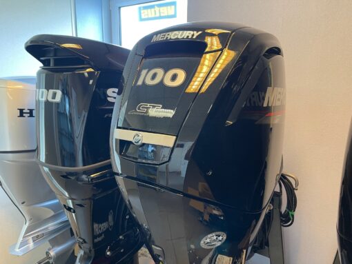 Mercury 100 HP long shaft F100 EFI ELPT CT (including remote control, gauges and propeller),,