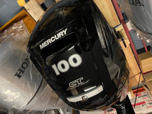 Mercury 100 HP long shaft F100 EFI ELPT CT (including remote control, gauges and propeller),,