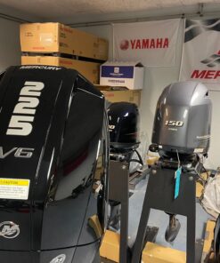 Mercury 225 HP extra long shaft F225 DS (including digital remote control, gauges and stainless steel propeller),,