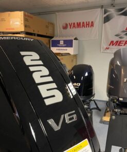 Mercury 225 HP extra long shaft F225 DS (including digital remote control, gauges and stainless steel propeller),,