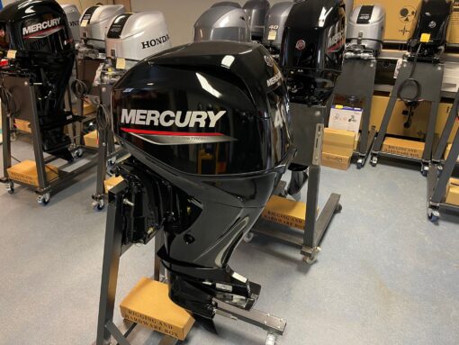 Mercury 40 HP long shaft F40 EFI ELPT (including remote control, gauges and propeller),,