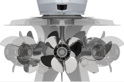 Twin Mercury 600 HP extra long shaft V600 XL V12 Verado White (including drive-by-wire controls, instruments and propeller),,