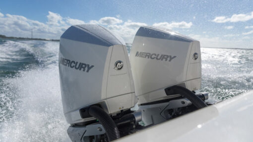 Twin Mercury 600 HP extra long shaft V600 XL V12 Verado White (including drive-by-wire controls, instruments and propeller),,