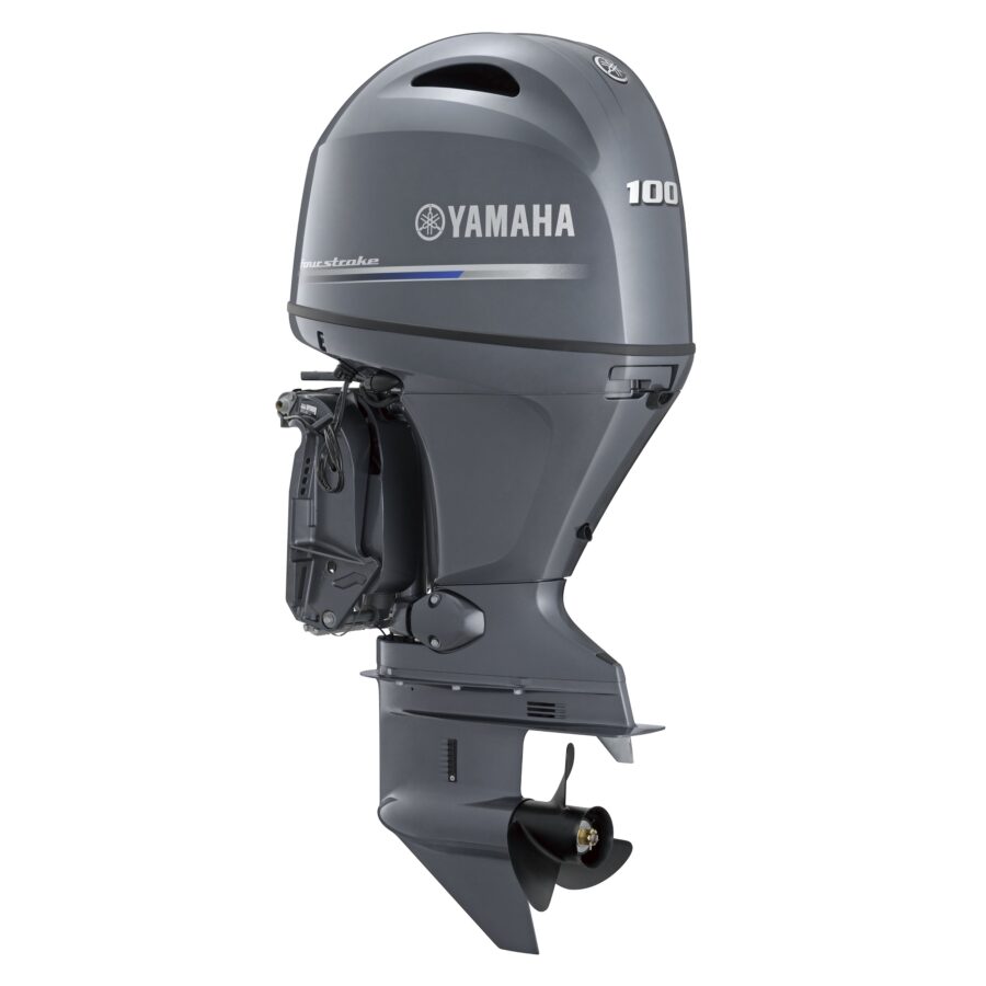 Yamaha 100 HP long shaft F100 LB (including remote control, gauge and propeller)