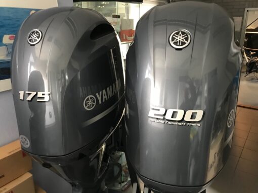 Yamaha 200 HP extra long shaft F200 XCB (includes drive-by-wire controls, gauge and propeller),,