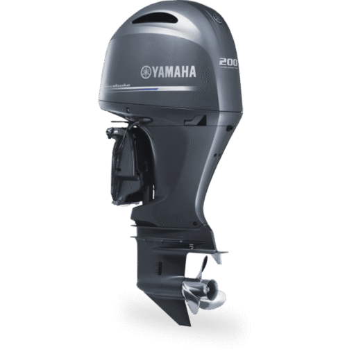 Yamaha 200 HP extra long shaft F200 XCB (includes drive-by-wire controls, gauge and propeller),,